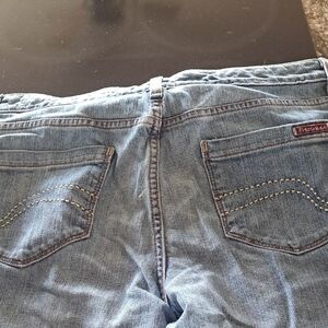 Blue Boot Cut Jeans with Classic Denim Style